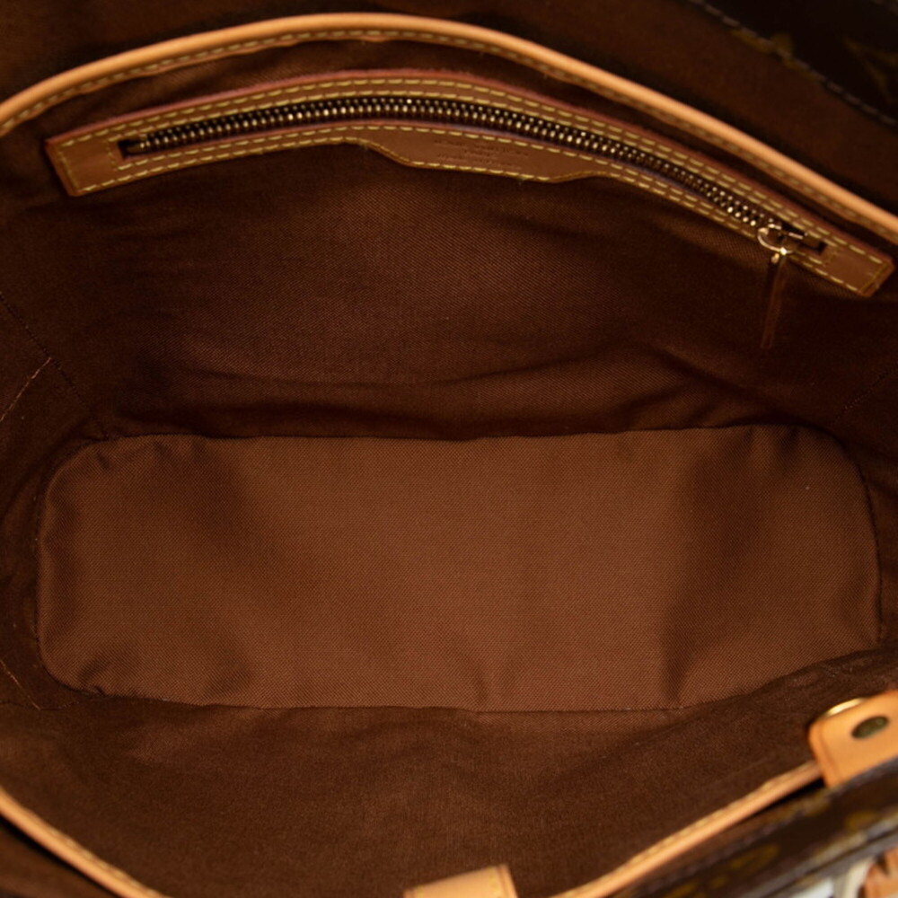 LOUIS VUITTON Brown Monogram Leather Tote Bag - Picture 4 of 6
